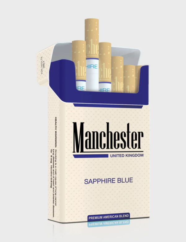 Manchester United Kingdom Sapphire Blue Cigarettes health reference on CigWiki