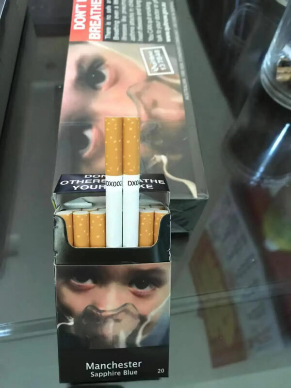 Sapphire Blue Cigarettes health reference on CigWiki