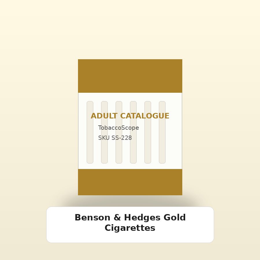 Benson & Hedges Special Filter 10mg Cigarettes adult-only catalogue product image on TobaccoScope