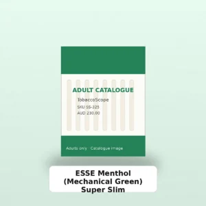 ESSE Menthol (Mechanical Green) Super Slim adult-only catalogue product image on TobaccoScope