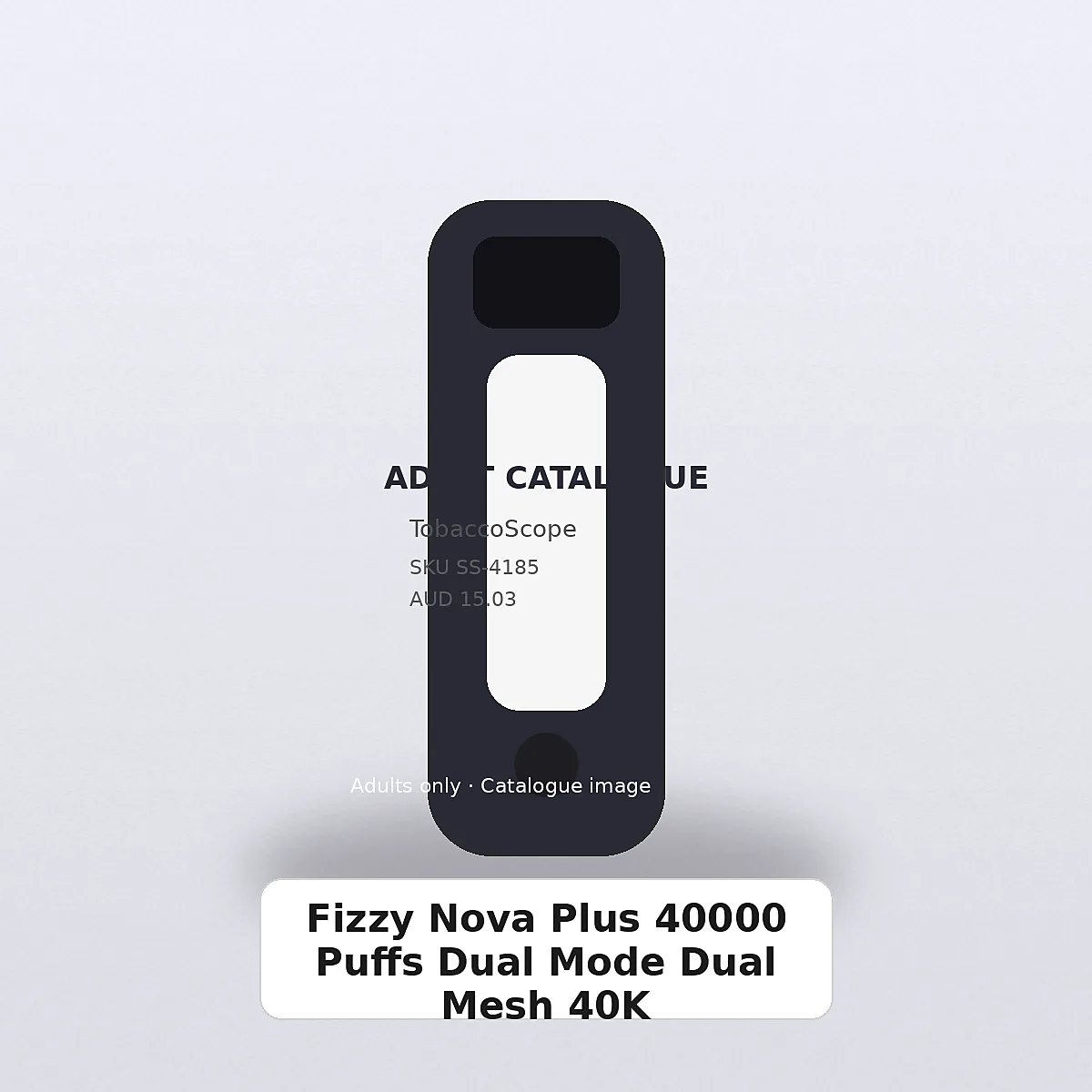 Fizzy Nova Plus 40000 Puffs Dual Mode Dual Mesh 40K adult-only catalogue product image on TobaccoScope