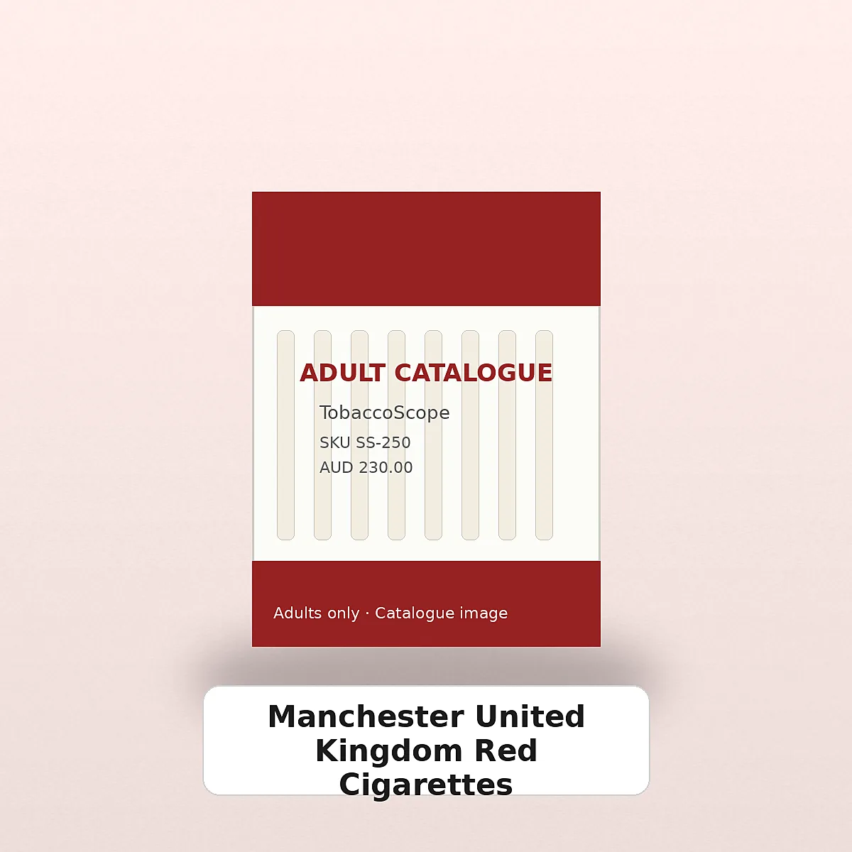 Manchester United Kingdom Red Cigarettes adult-only catalogue product image on TobaccoScope