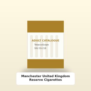 Manchester United Kingdom Reserve Cigarettes adult-only catalogue product image on TobaccoScope