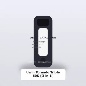 Uwin Tornado Triple 60K (3 in 1) adult-only catalogue product image on TobaccoScope