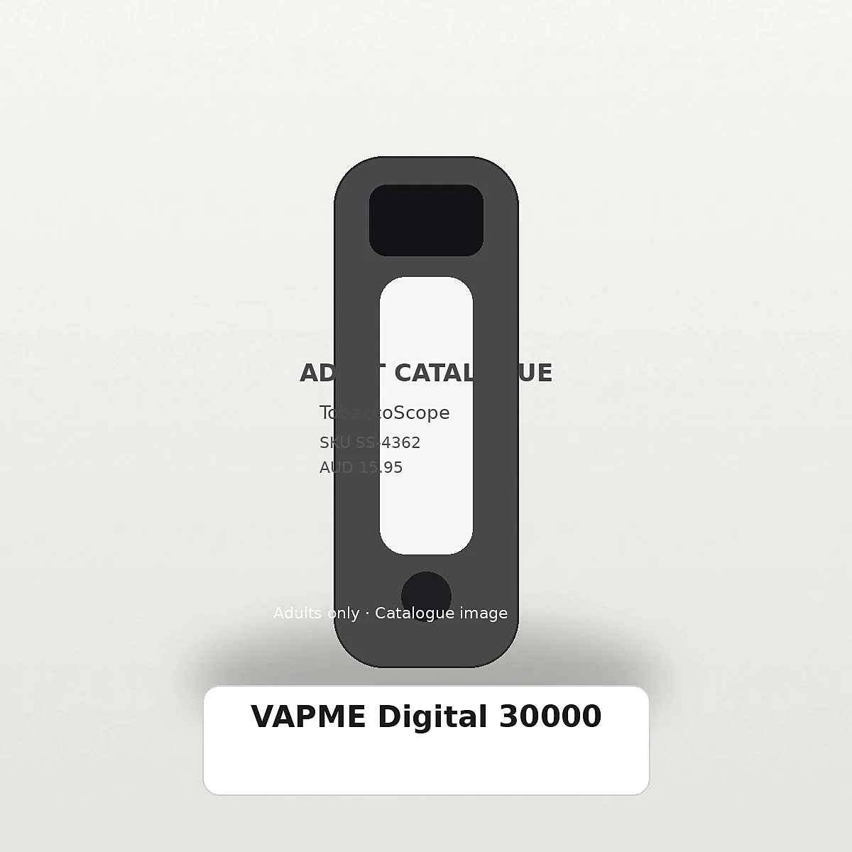 VAPME Digital 30000 adult-only catalogue product image on TobaccoScope