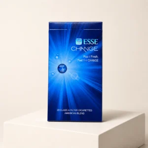 ESSE Change Mint Ice Blast 4mg packaging photographed for a neutral product reference entry page