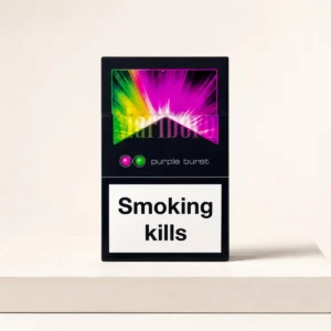 Marlboro Purple Burst packaging photographed for a neutral product reference entry page
