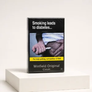 Winfield Original Classic 10mg packaging photographed for a neutral product reference entry page
