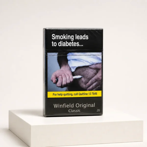 Winfield Original Classic 10mg packaging photographed for a neutral product reference entry page